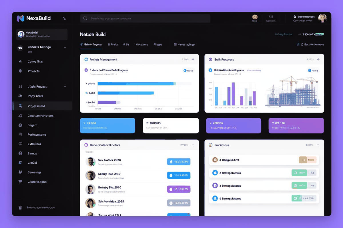 Sitio web de NexaBuild desarrollado por Dragon Digital